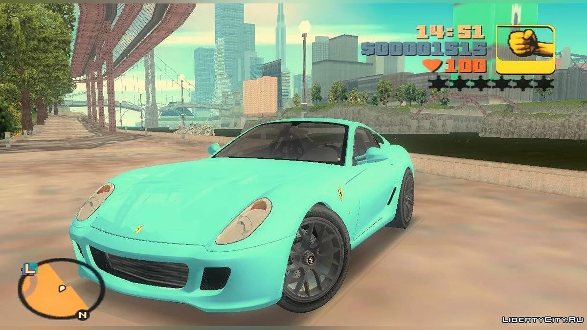 Ferrari 599 GTB TT Black Revel / GTA 3