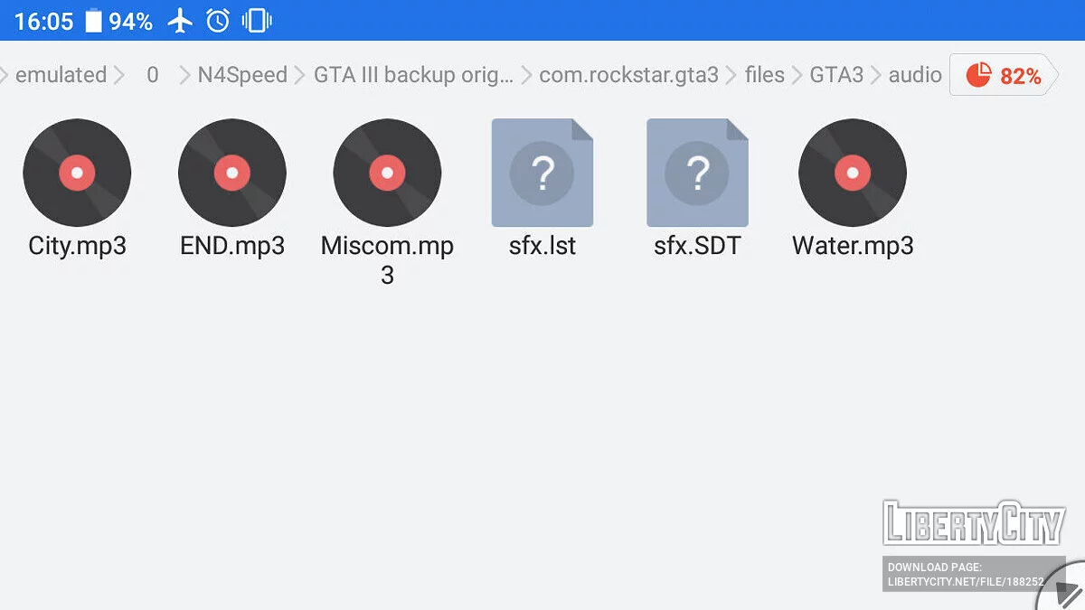 Оригинальные файлы игры / GTA 3 (iOS, Android)