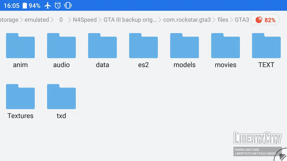 Оригинальные файлы игры / GTA 3 (iOS, Android)
