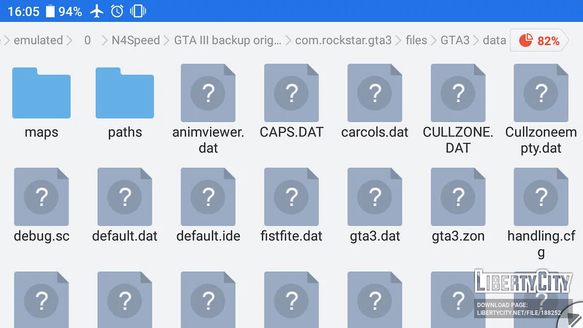 Оригинальные файлы игры / GTA 3 (iOS, Android)