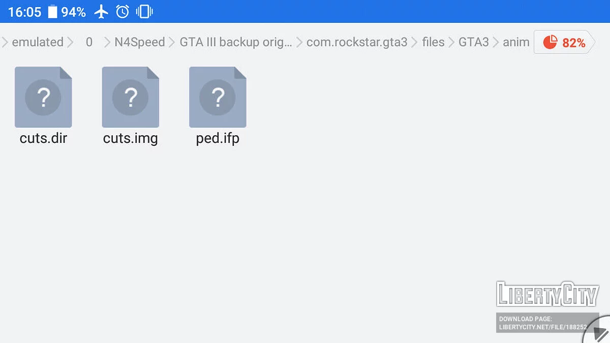 Оригинальные файлы игры / GTA 3 (iOS, Android)