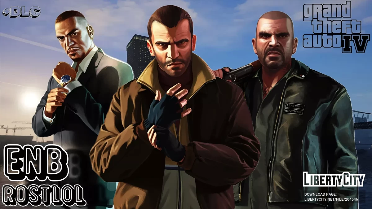 ENB для GTA 4. Для слабых и средних ПК (Обновлено 1.7) (New) / GTA 4