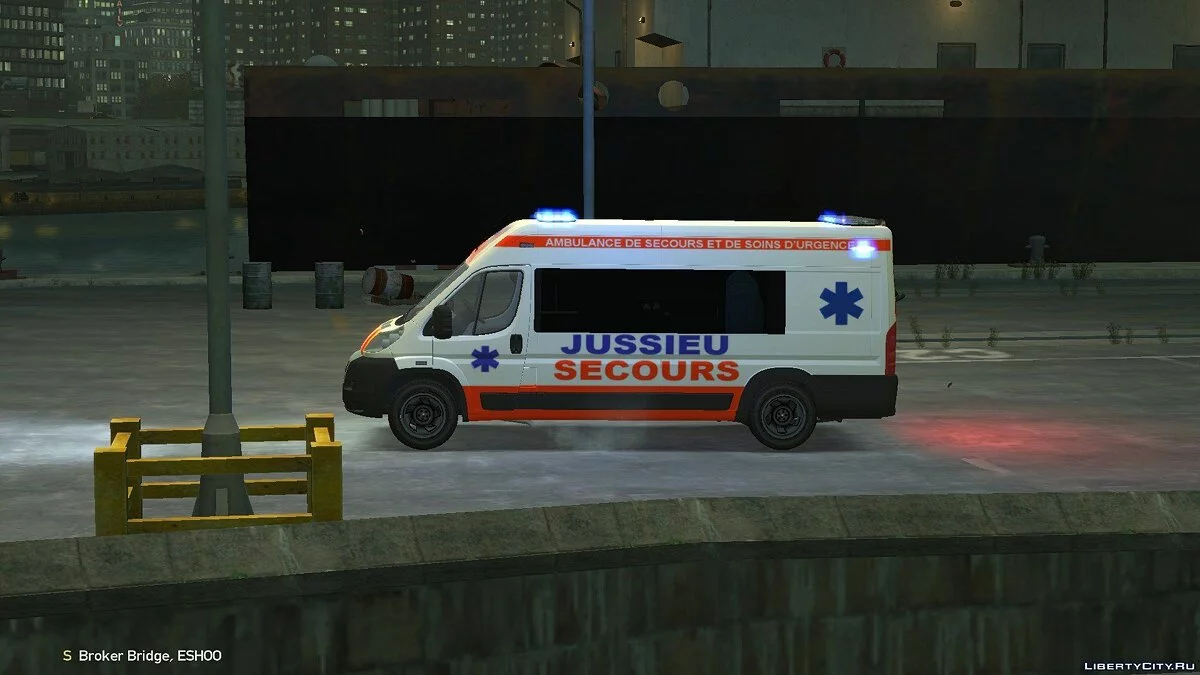 Ambulance Jussieu Secours Fiat 2012 / GTA 4