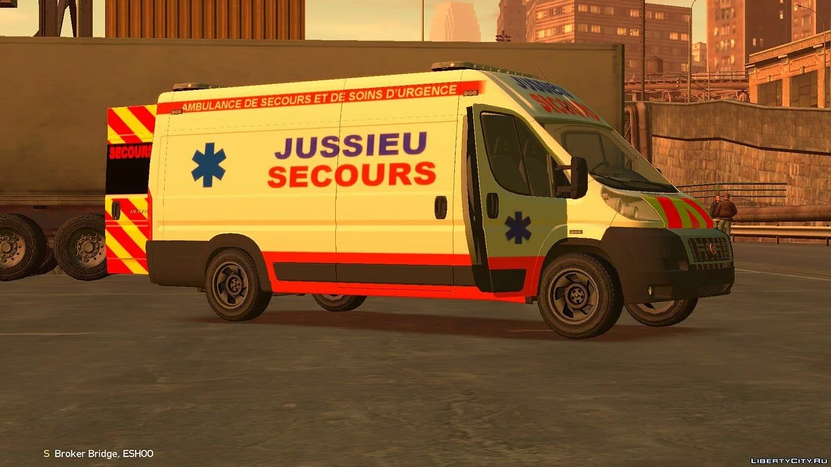 Ambulance Jussieu Secours Fiat 2012 / GTA 4