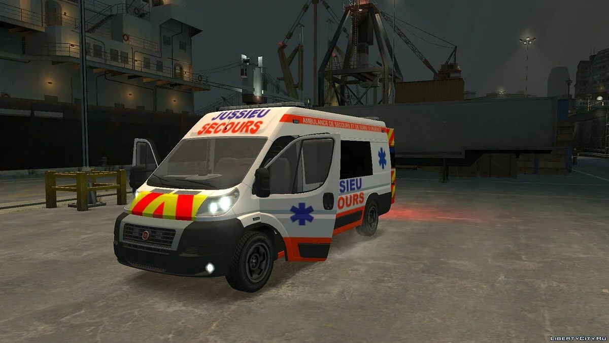 Ambulance Jussieu Secours Fiat 2012 / GTA 4