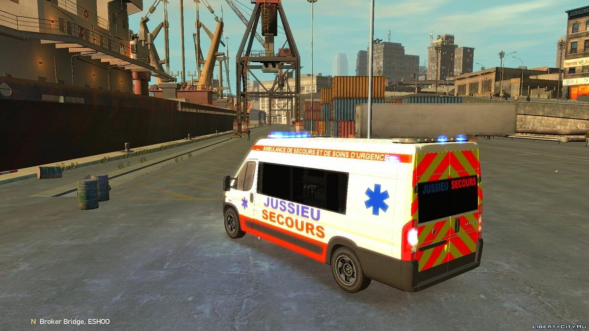 Ambulance Jussieu Secours Fiat 2012 / GTA 4