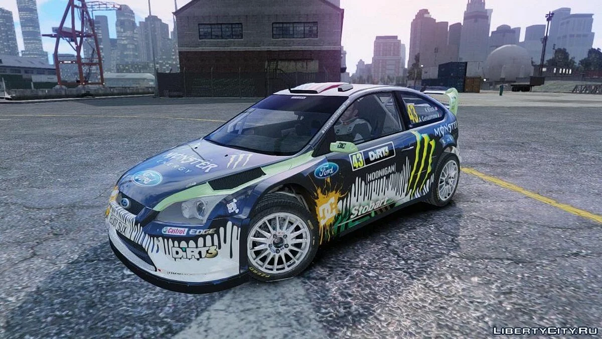 Ford Focus RS WRC (DiRT3) / GTA 4