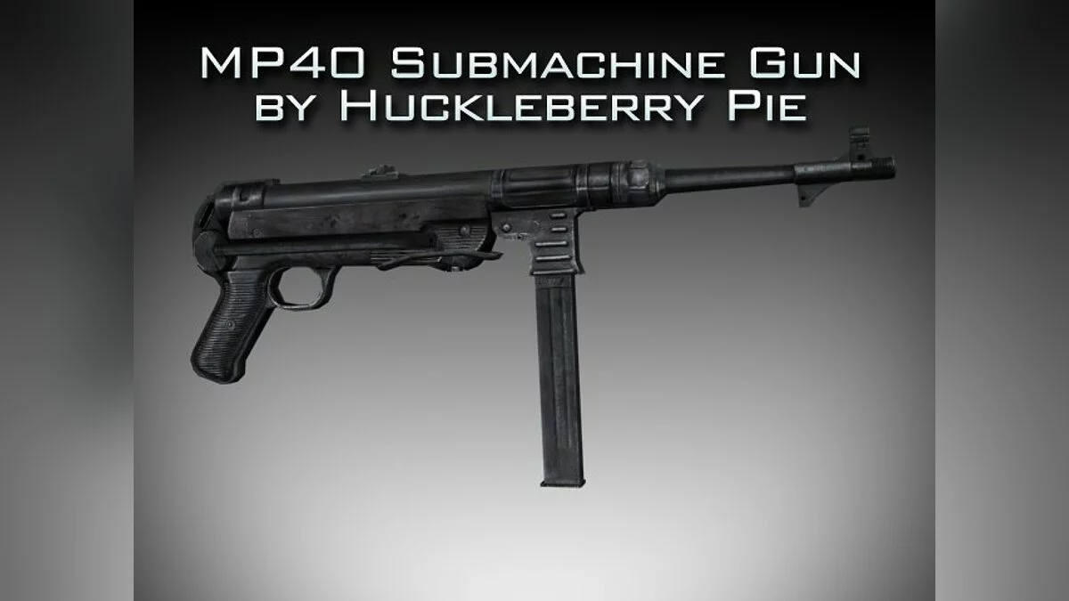 MP40 Submachine Gun / GTA 4