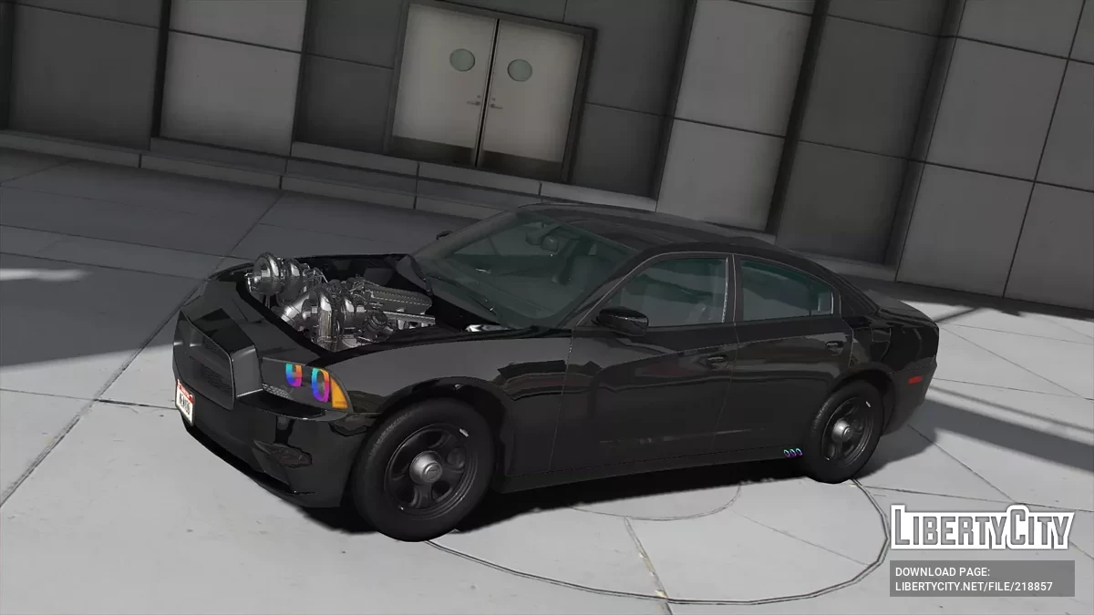 2014 Dodge Charger Twin Turbo Rainbow Lights / GTA 5