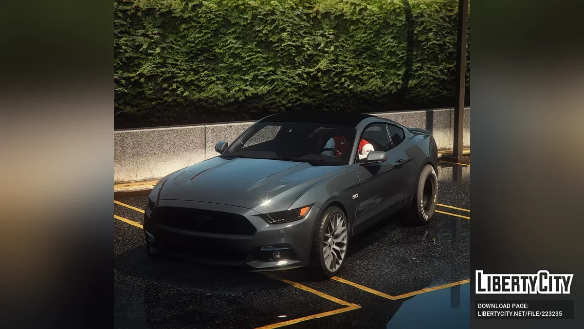 2015 Mustang GT on Rear Hoosier's / GTA 5