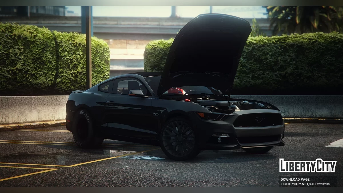 2015 Mustang GT on Rear Hoosier's / GTA 5