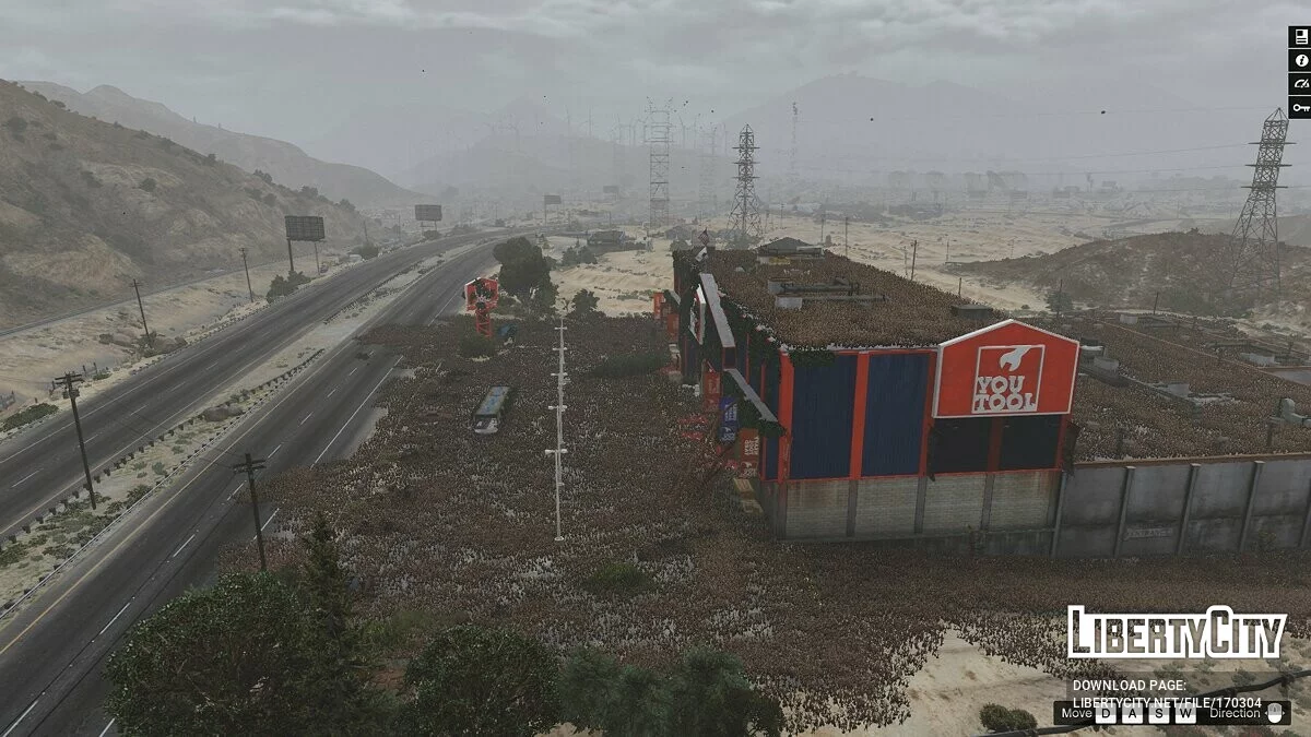 Маппинг под зомби апокалипсис / GTA 5