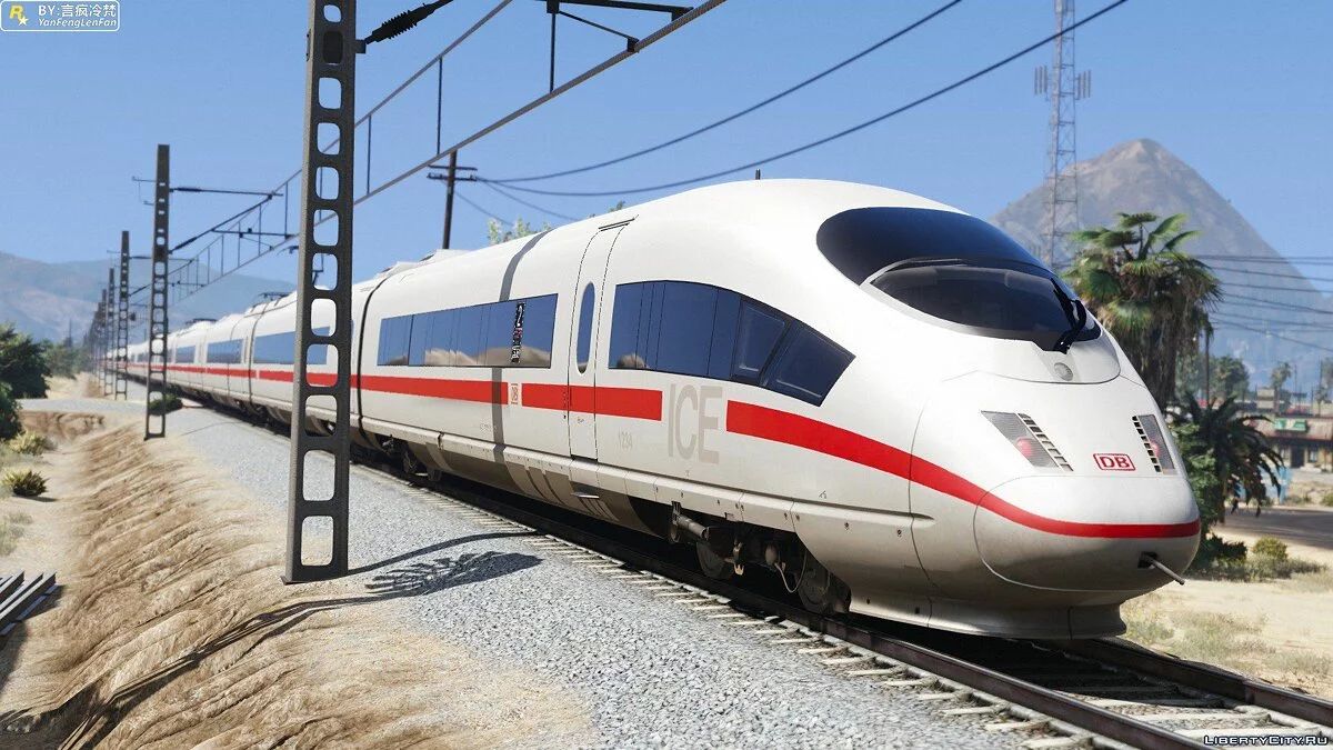 ICE3M DB Class 406 High-speed train  / GTA 5