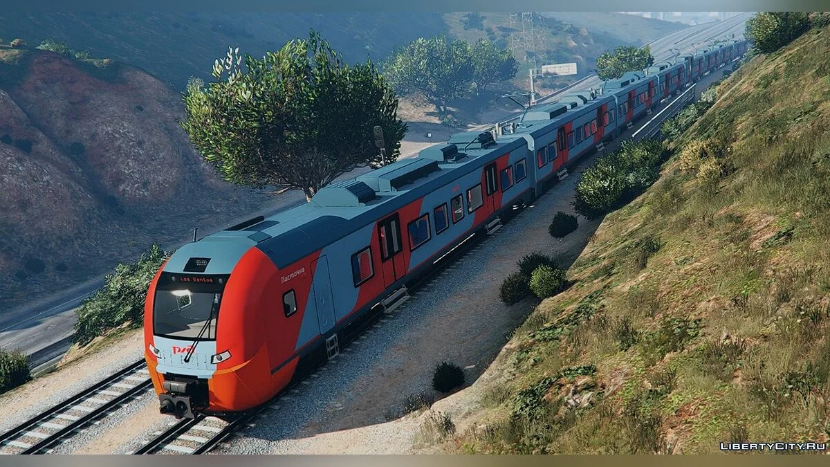 Siemens Desiro Rus "Lastochka" [Replace] 1.0 / GTA 5