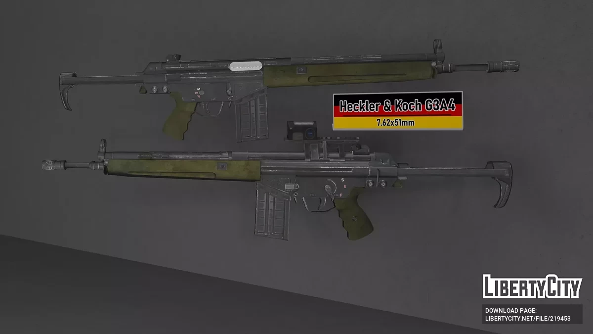 Heckler & Koch G3A4 / GTA 5
