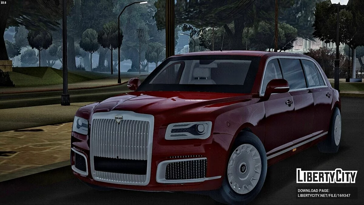 Aurus Senat Limousine L700 2019 / GTA San Andreas