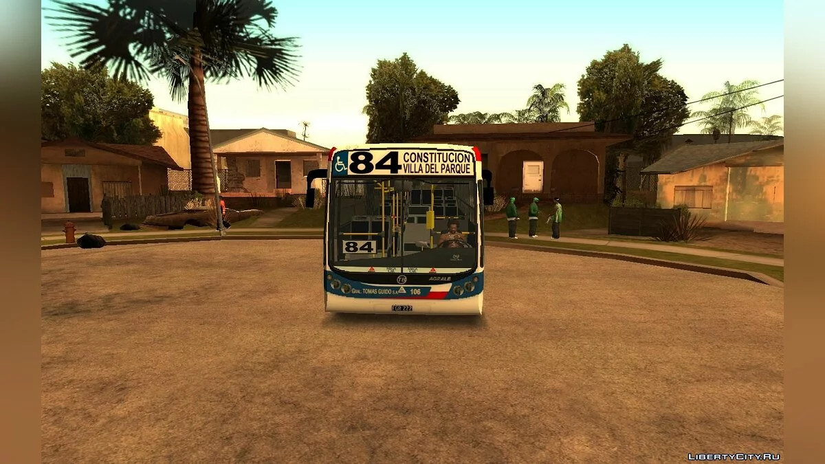 TodoBus Pompeya I Agrale MT12 - Линия 84 / GTA San Andreas