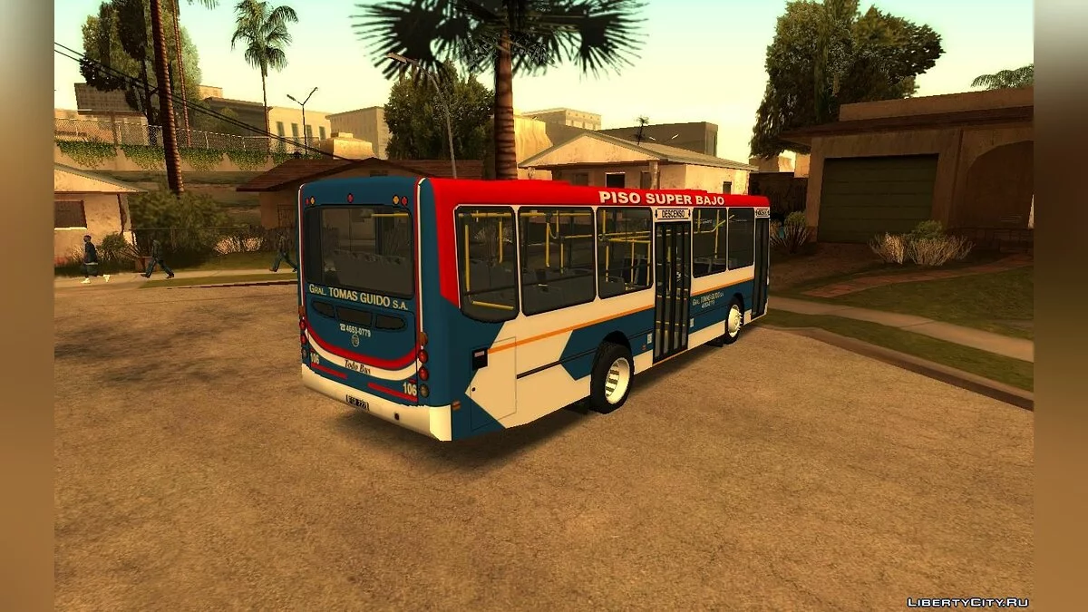 TodoBus Pompeya I Agrale MT12 - Линия 84 / GTA San Andreas