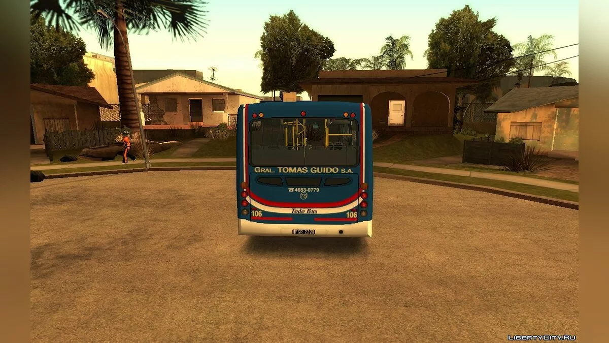 TodoBus Pompeya I Agrale MT12 - Линия 84 / GTA San Andreas