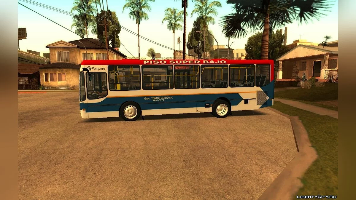 TodoBus Pompeya I Agrale MT12 - Линия 84 / GTA San Andreas