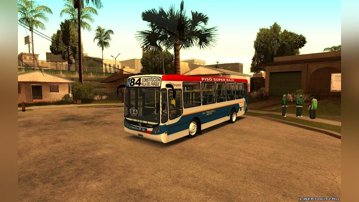 TodoBus Pompeya I Agrale MT12 - Линия 84 / GTA San Andreas