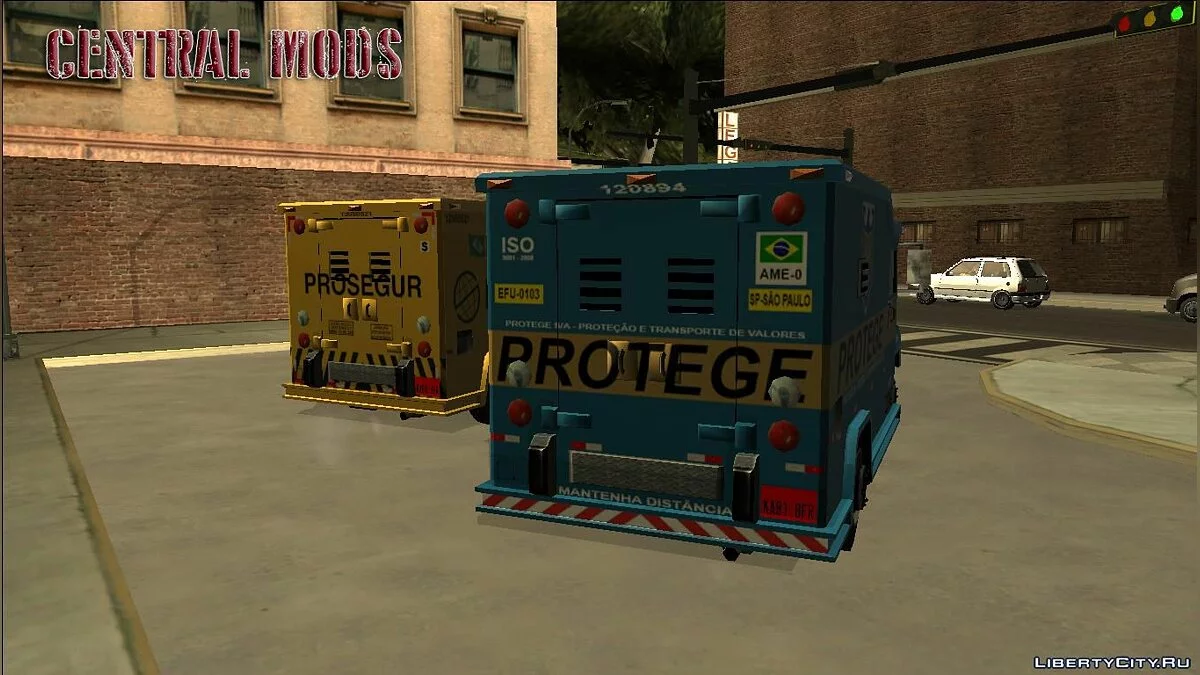 Securica - Carro Forte - Бронированный грузовик спецназа / GTA San Andreas
