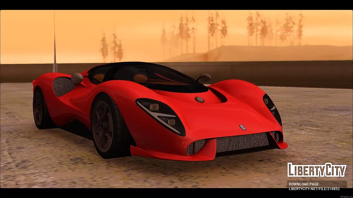 De Tomaso P72 / GTA San Andreas
