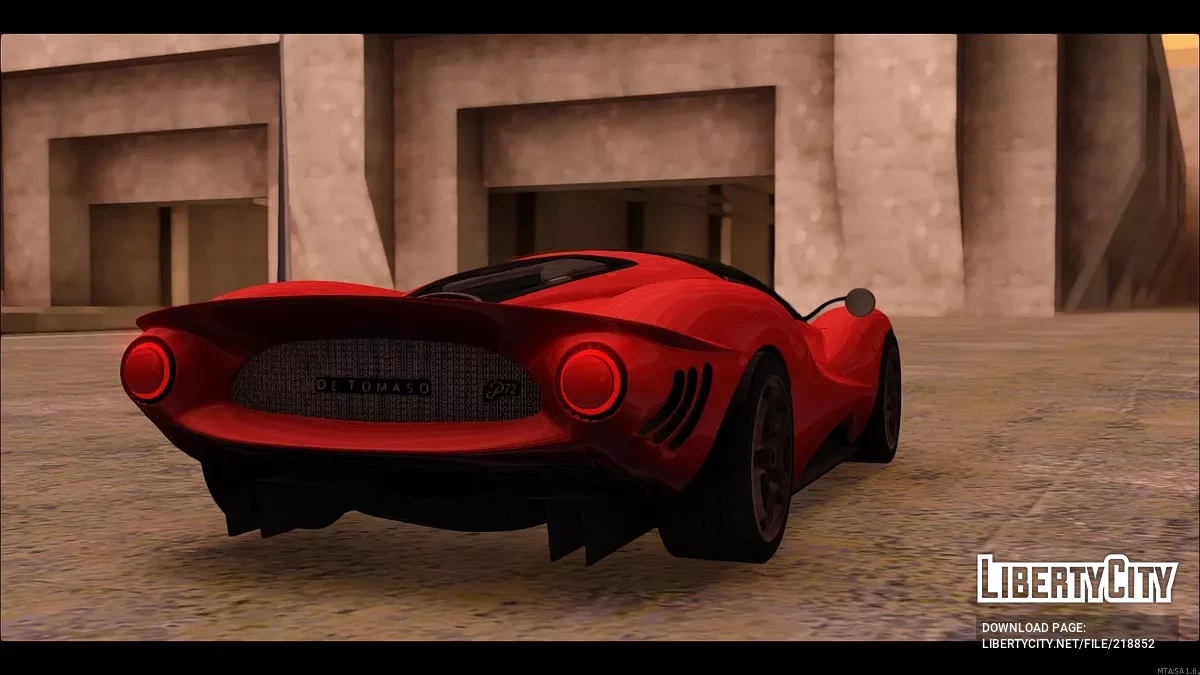 De Tomaso P72 / GTA San Andreas
