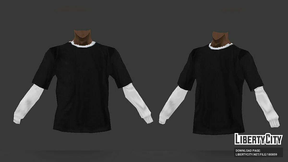 Двухслойная футболка с длинным рукавом / GTA San Andreas