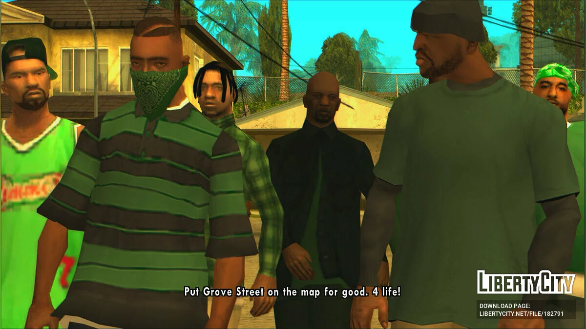 Мешковатая футболка/поло / GTA San Andreas