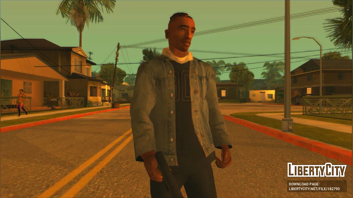 Джинсовая куртка с капюшоном / GTA San Andreas