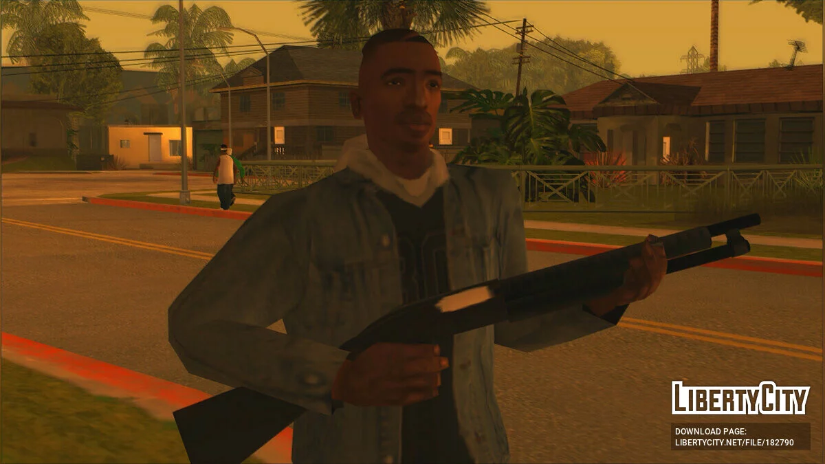 Джинсовая куртка с капюшоном / GTA San Andreas