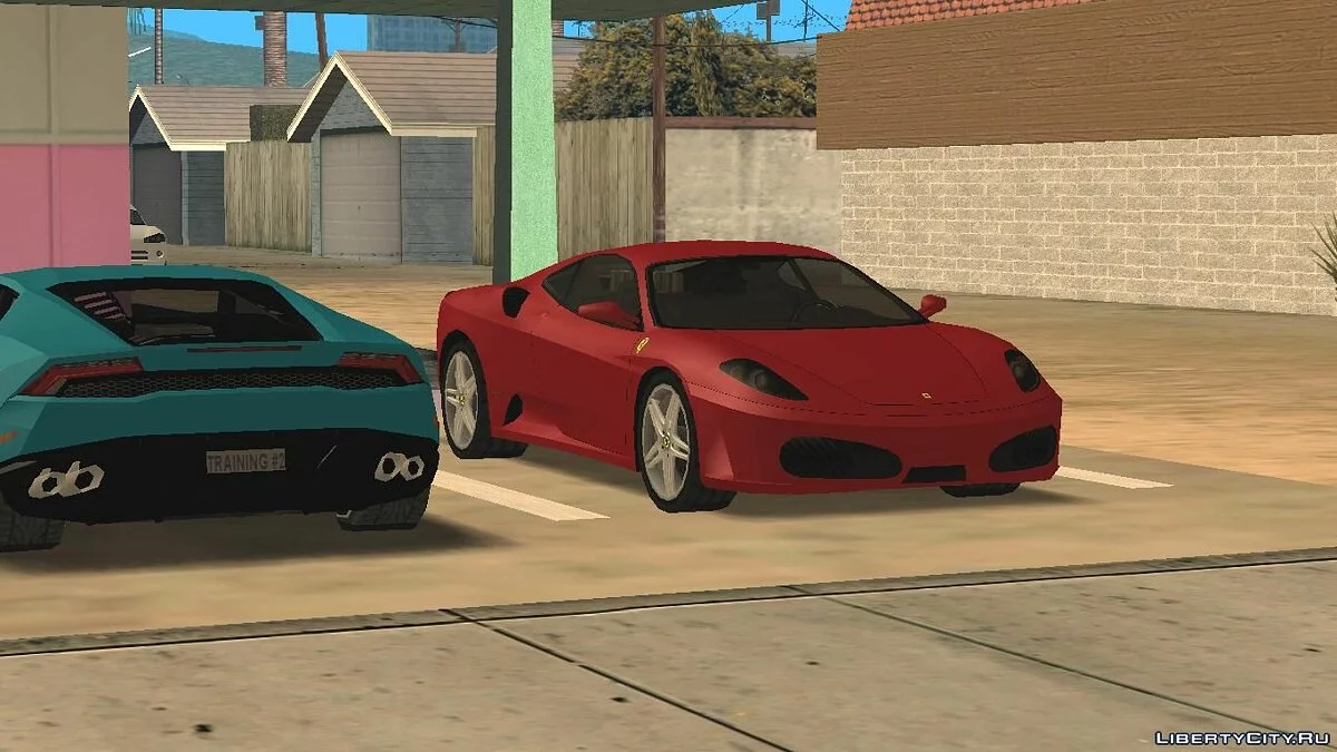 Ferrari F430 low poly / GTA San Andreas