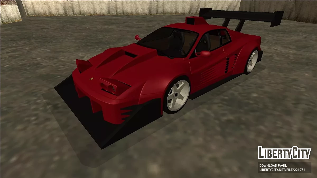 1988 Ferrari Testarossa Widebody / GTA San Andreas