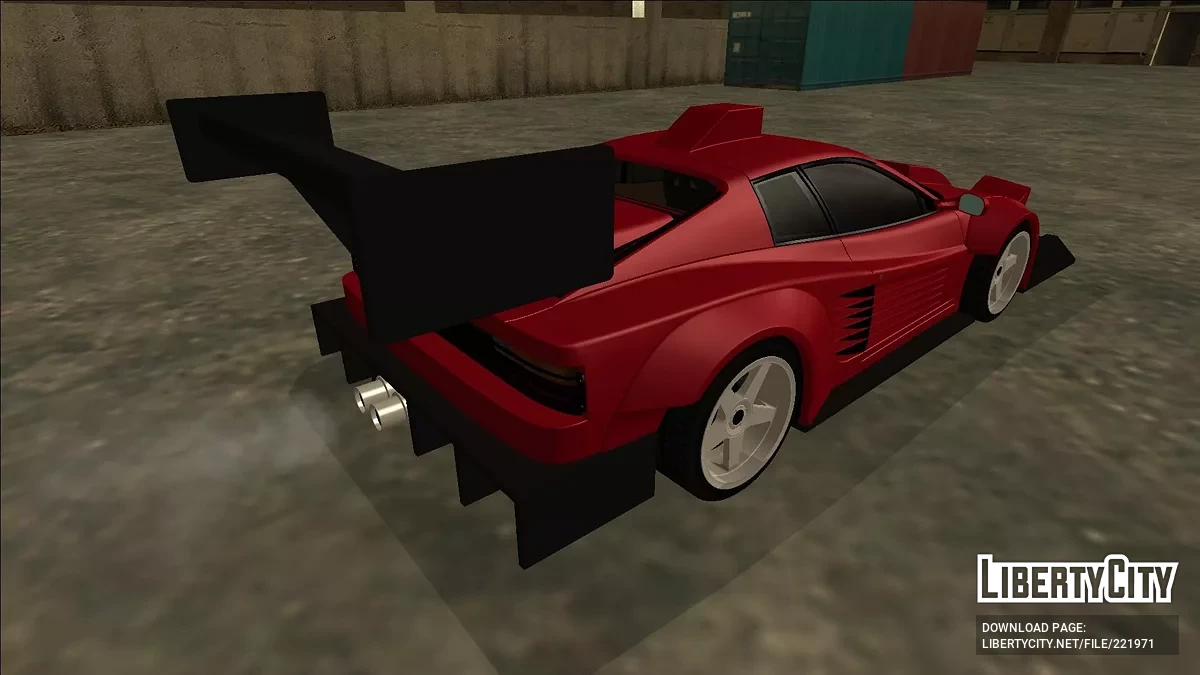 1988 Ferrari Testarossa Widebody / GTA San Andreas