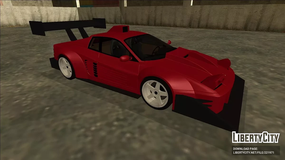 1988 Ferrari Testarossa Widebody / GTA San Andreas