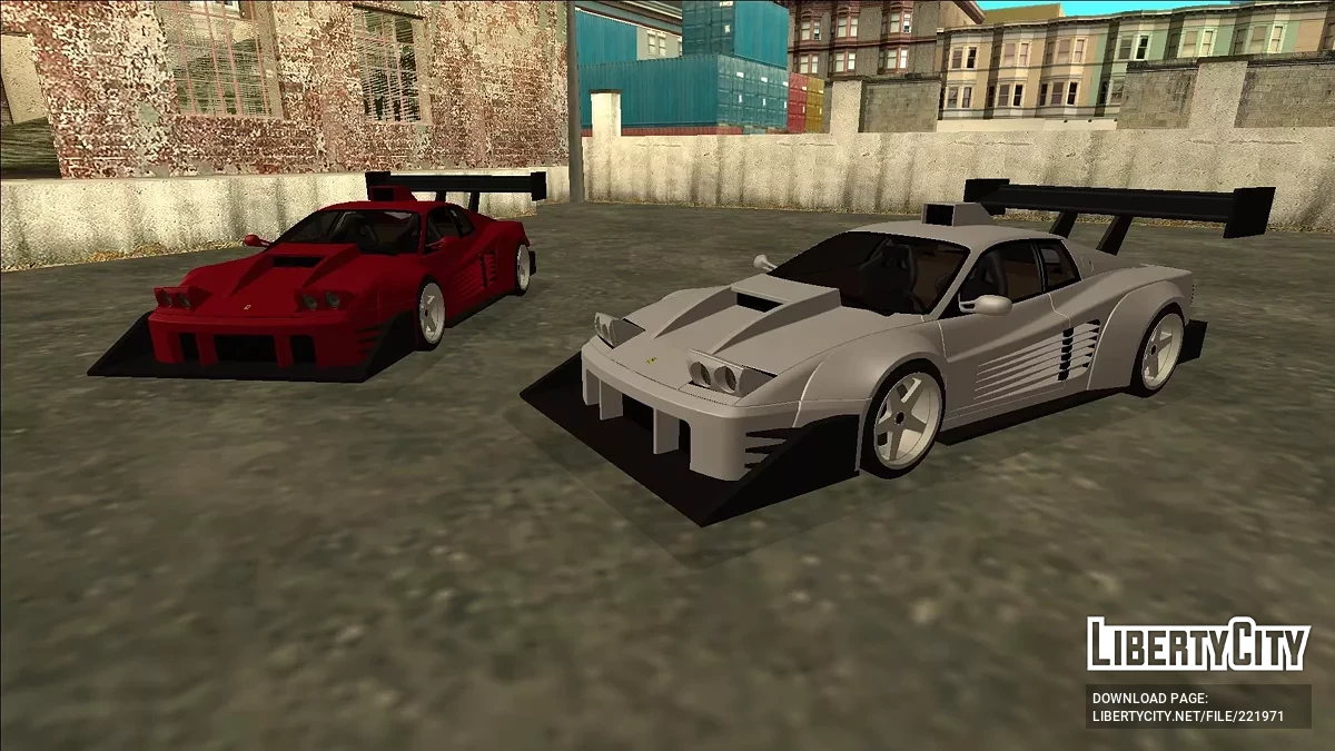 1988 Ferrari Testarossa Widebody / GTA San Andreas