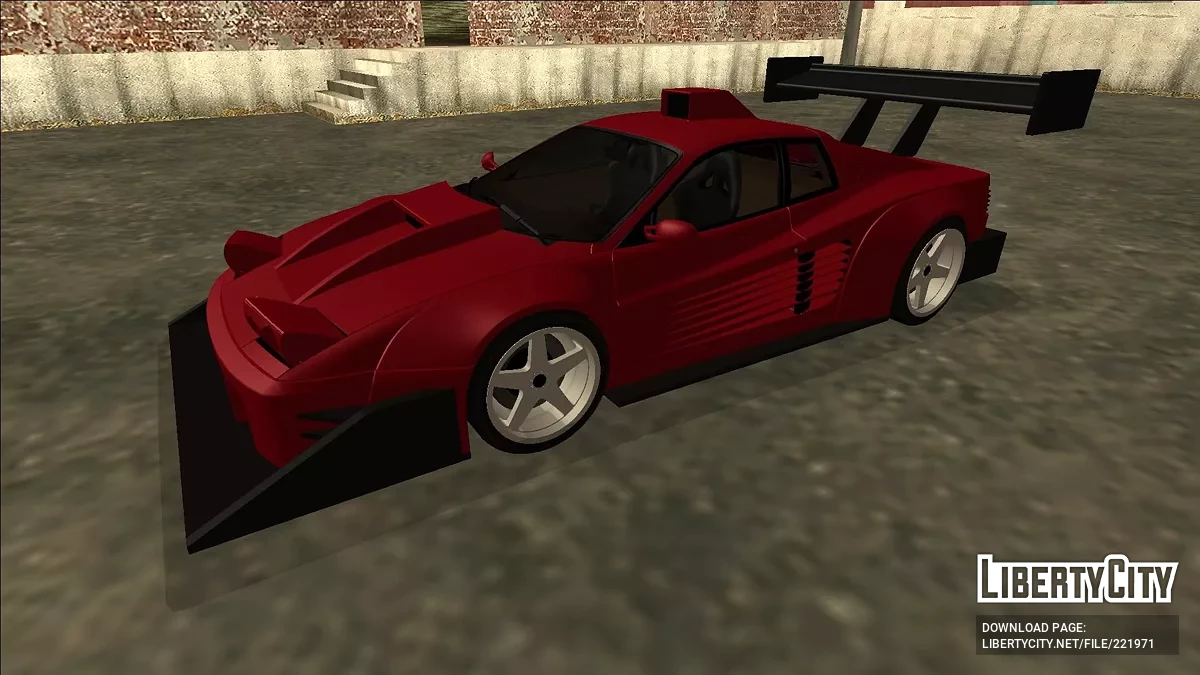 1988 Ferrari Testarossa Widebody / GTA San Andreas