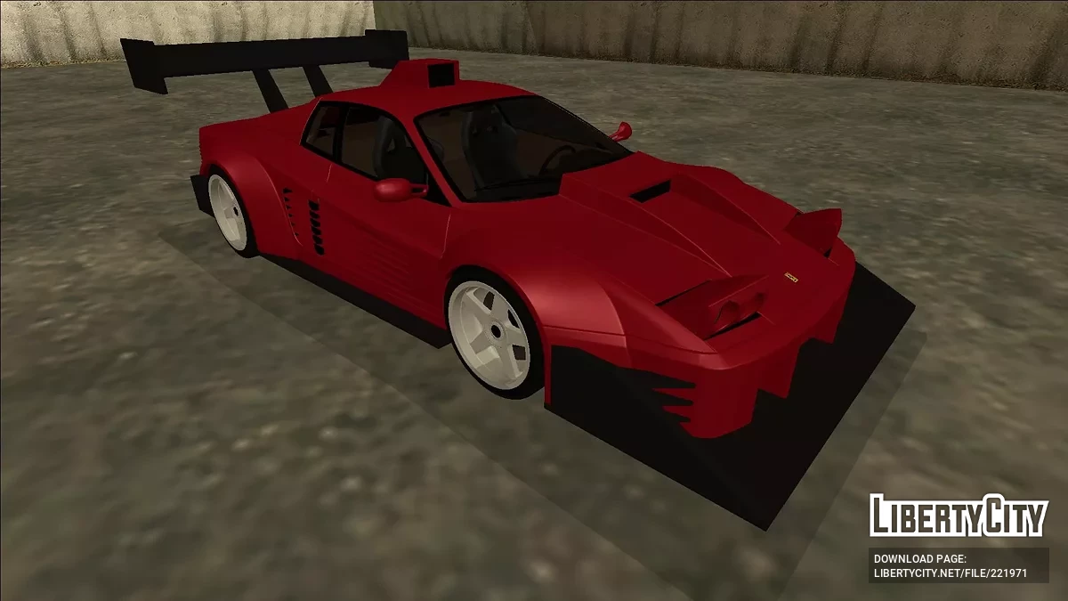 1988 Ferrari Testarossa Widebody / GTA San Andreas