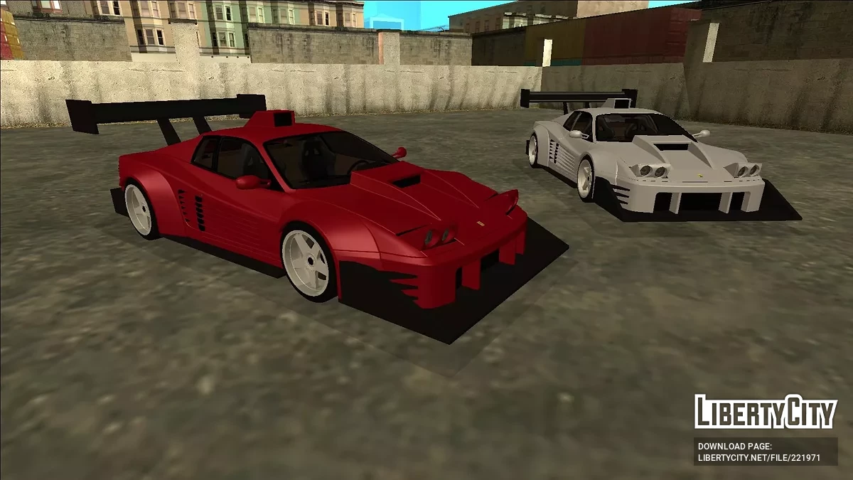 1988 Ferrari Testarossa Widebody / GTA San Andreas