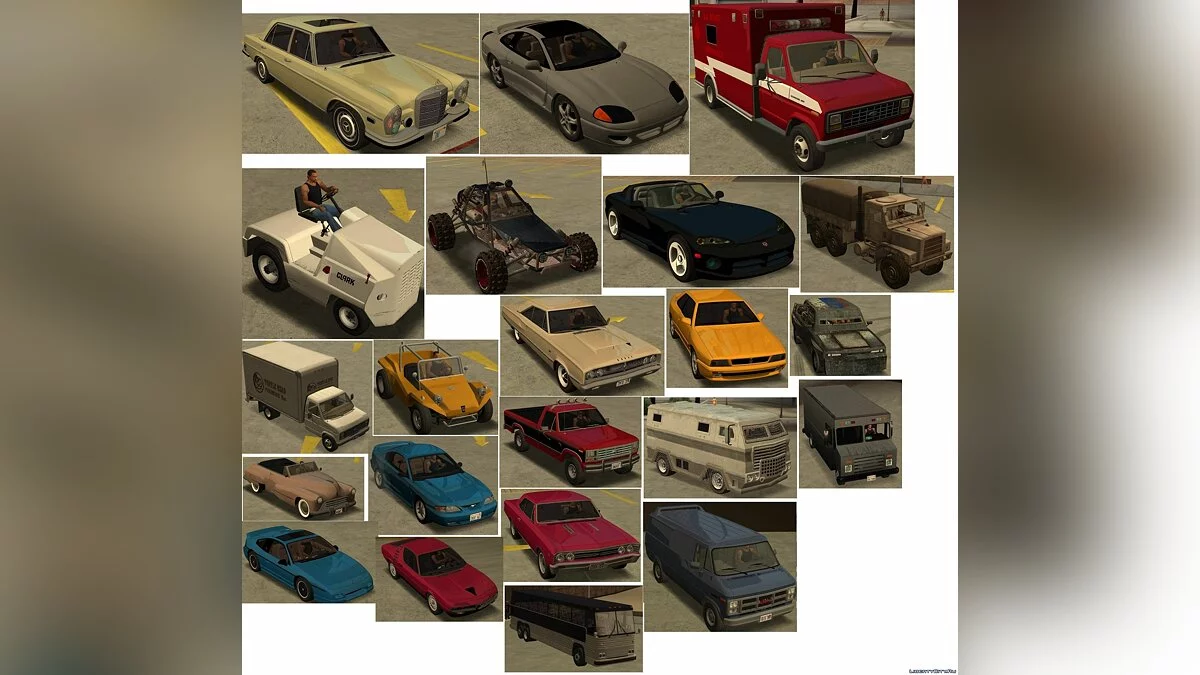 90s Atmosphere Vehicles Pack Reborn (Final) / GTA San Andreas