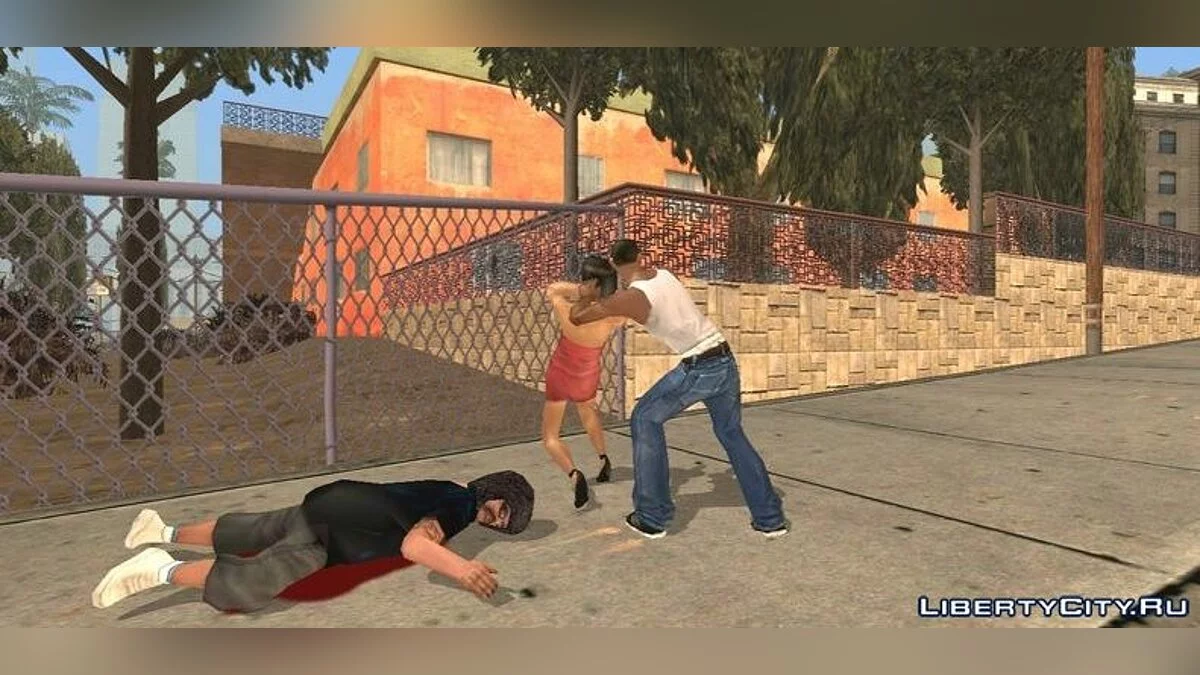 Душить людей / GTA San Andreas (iOS, Android)