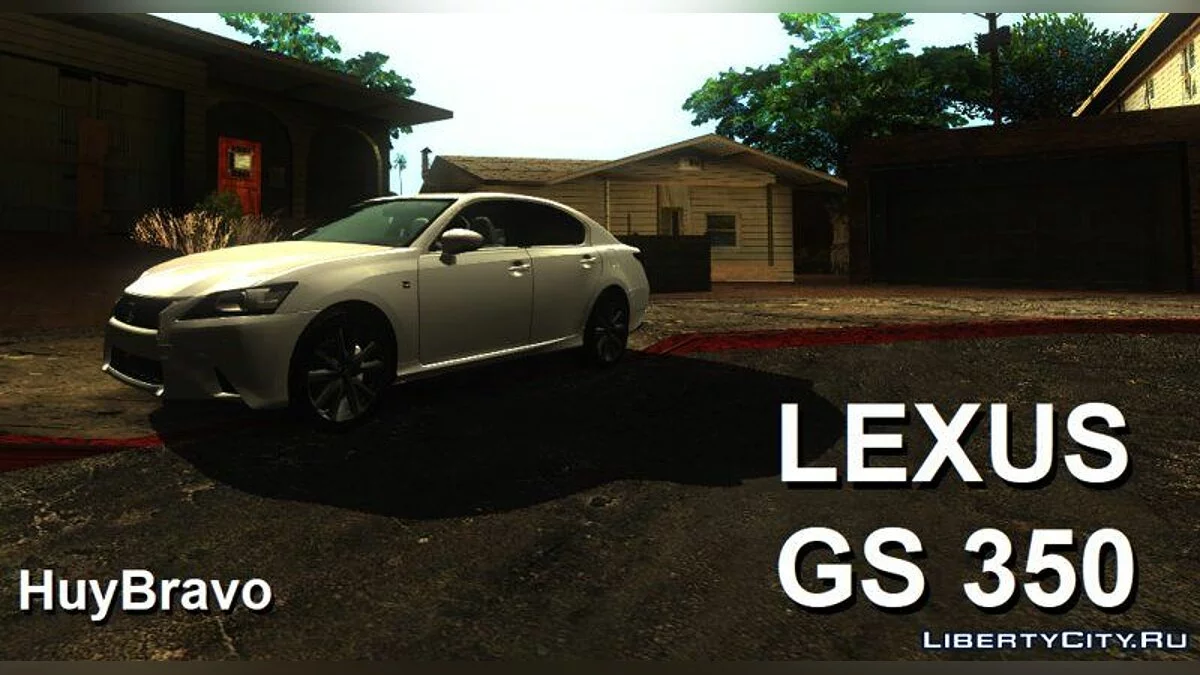 Lexus GS350 + Свои звуки / GTA San Andreas