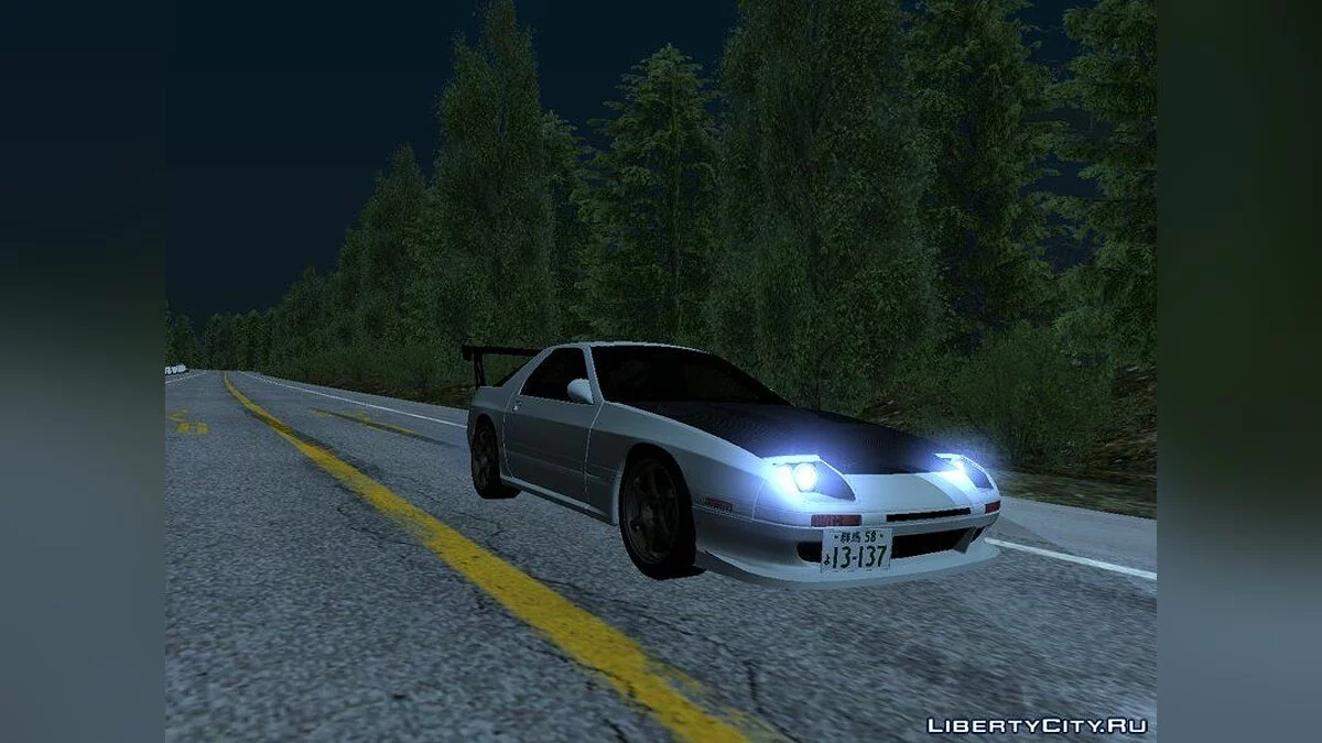Initial D fifth Stage Ryosuke Mazda RX-7 FC3s / GTA San Andreas