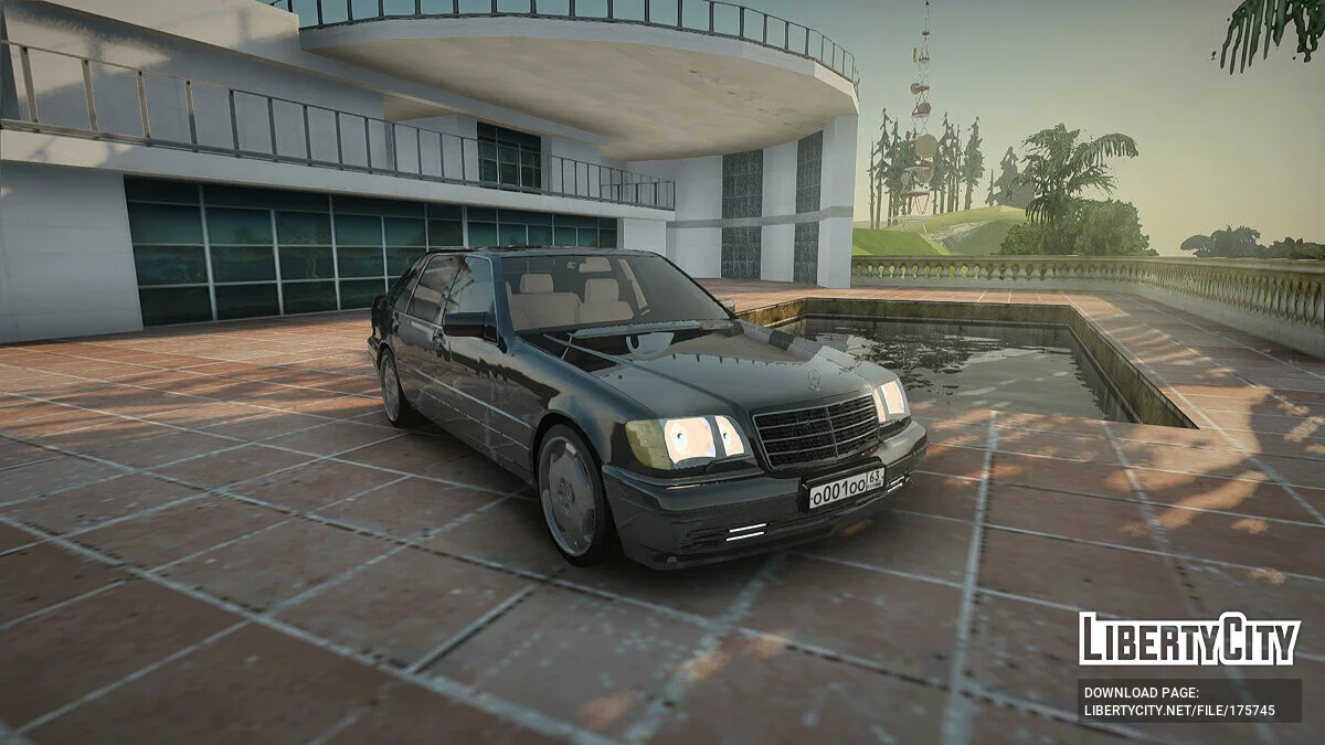 Mercedes-Benz W140 S600 / GTA San Andreas