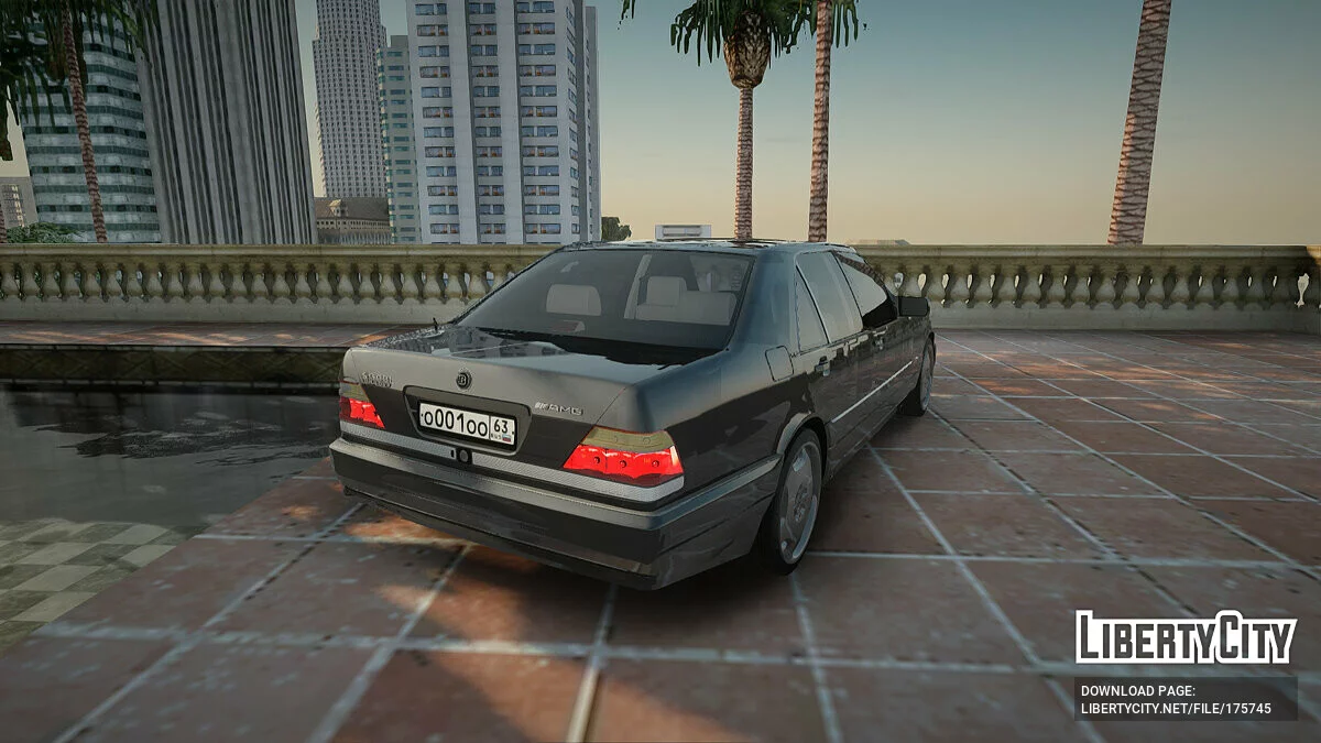 Mercedes-Benz W140 S600 / GTA San Andreas