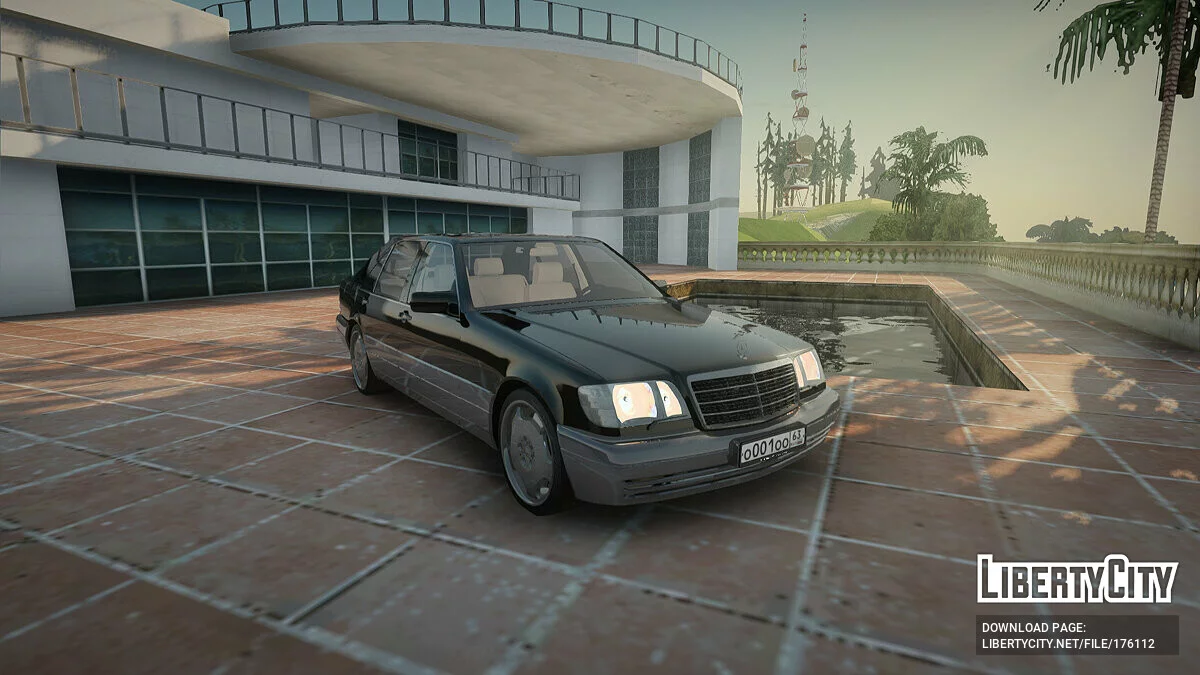 Mercedes-Benz W140 S600 / GTA San Andreas