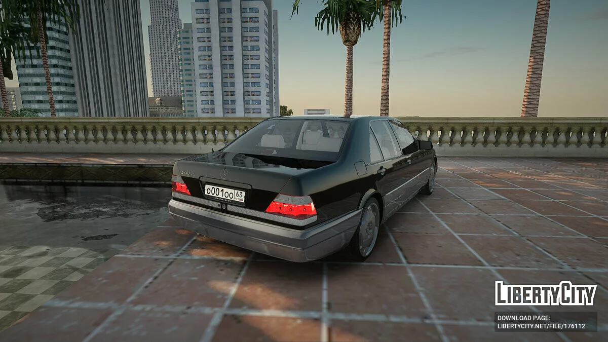Mercedes-Benz W140 S600 / GTA San Andreas