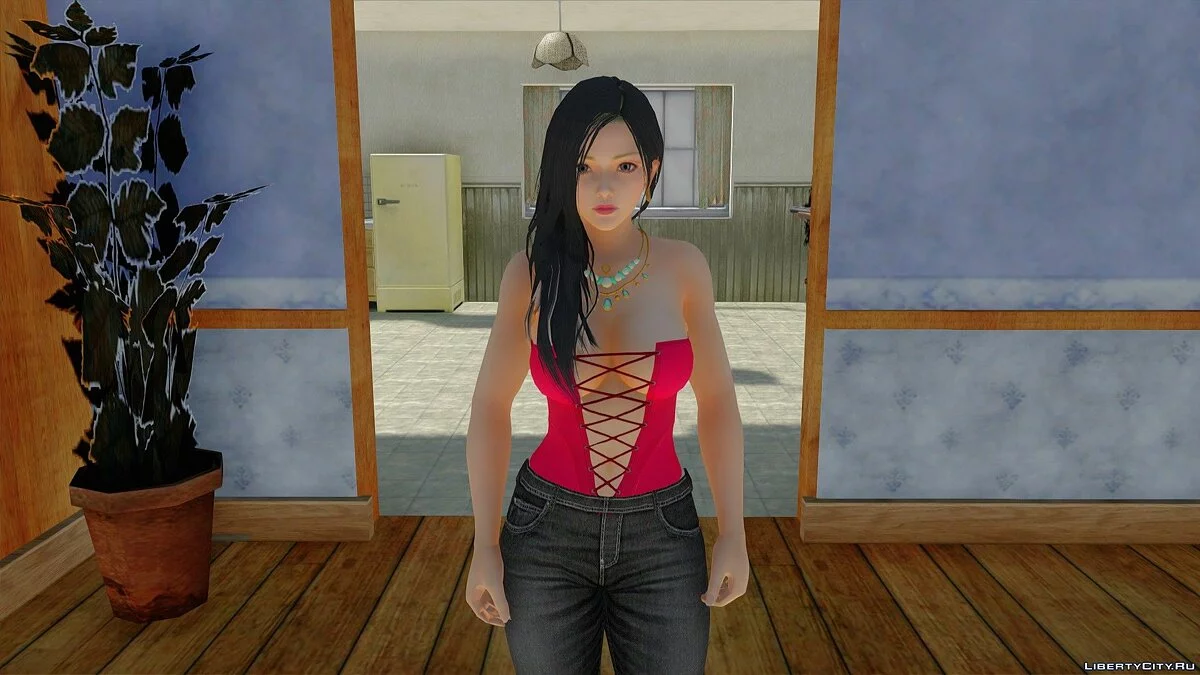 Тамаки в повседневной одежде v6 / GTA San Andreas