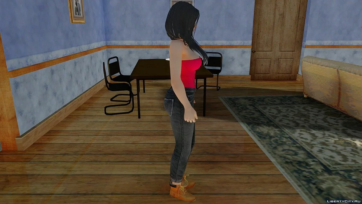 Тамаки в повседневной одежде v6 / GTA San Andreas